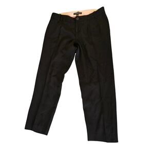 Banana Republic Ryan Fit Wool Dress Pants Black Size 2 Lined Trouser Career